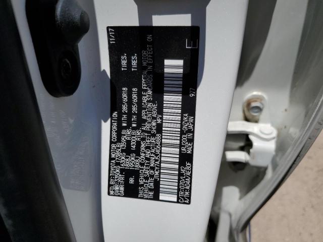 2018 TOYOTA LAND CRUIS - JTMCY7AJ5J4064888