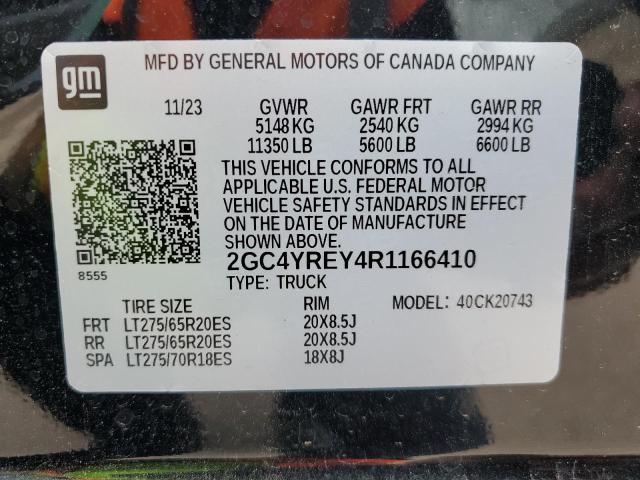 2024 CHEVROLET 2500 HD 2GC4YREY4R1166410