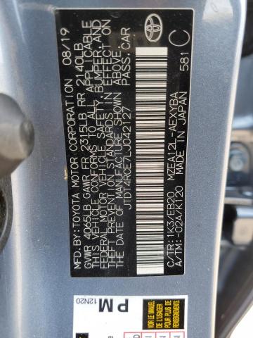 2020 TOYOTA COROLLA XS - JTDT4RCE7LJ042127
