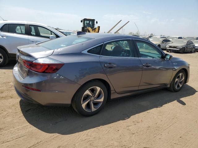 HONDA INSIGHT LX 2019 gray  hybrid engine 19XZE4F10KE009548 photo #4