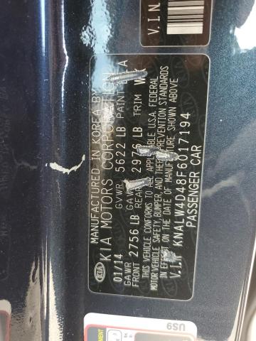 2015 KIA K900 - KNALW4D48F6017194