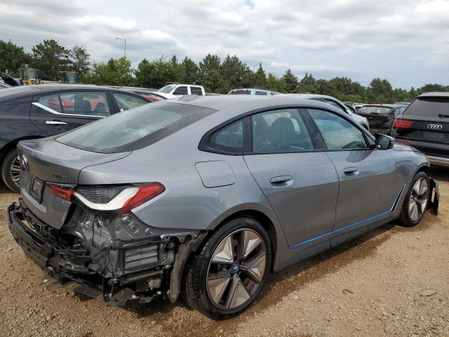 BMW I4 EDRIVE 2023 gray  electric WBY43AW01PFP44489 photo #4