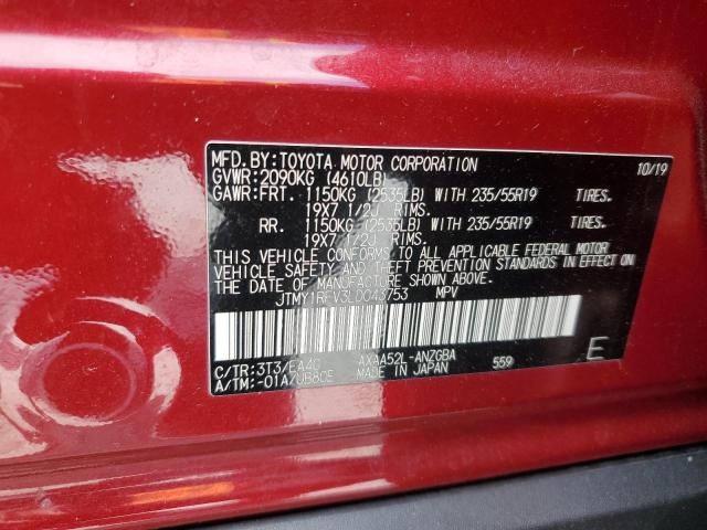 2020 TOYOTA RAV4 LIMIT - JTMY1RFV3LD043753