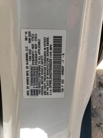 2015 HONDA ODYSSEY - 5FNRL5H62FB006039