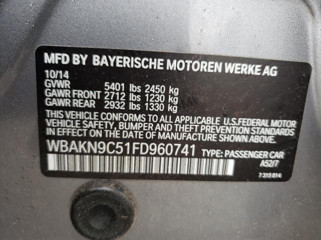 VIN WBAKN9C51FD960741 2015 BMW 5 Series, 550 I no.12