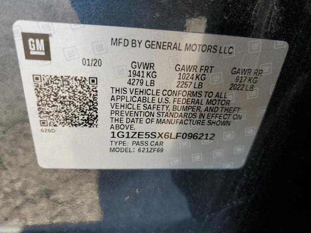 2020 CHEVROLET MALIBU - 1G1ZE5SX6LF096212