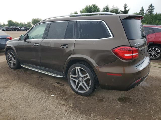 MERCEDES-BENZ GLS 450 4M 2017 black 4dr spor gas 4JGDF6EE0HA751172 photo #3