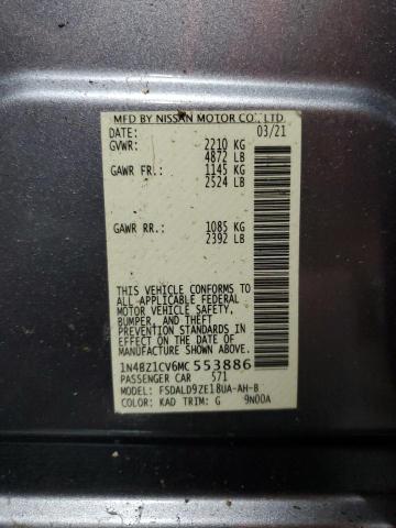 2021 NISSAN LEAF SV PL - 1N4BZ1CV6MC553886