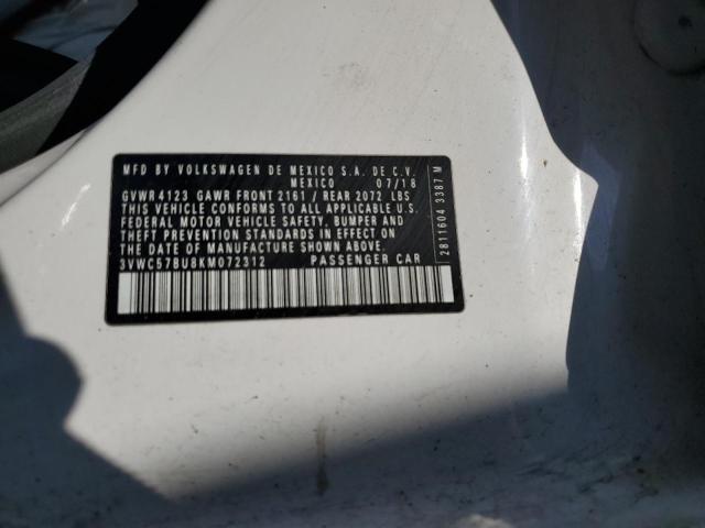 2019 VOLKSWAGEN JETTA S - 3VWC57BU8KM072312