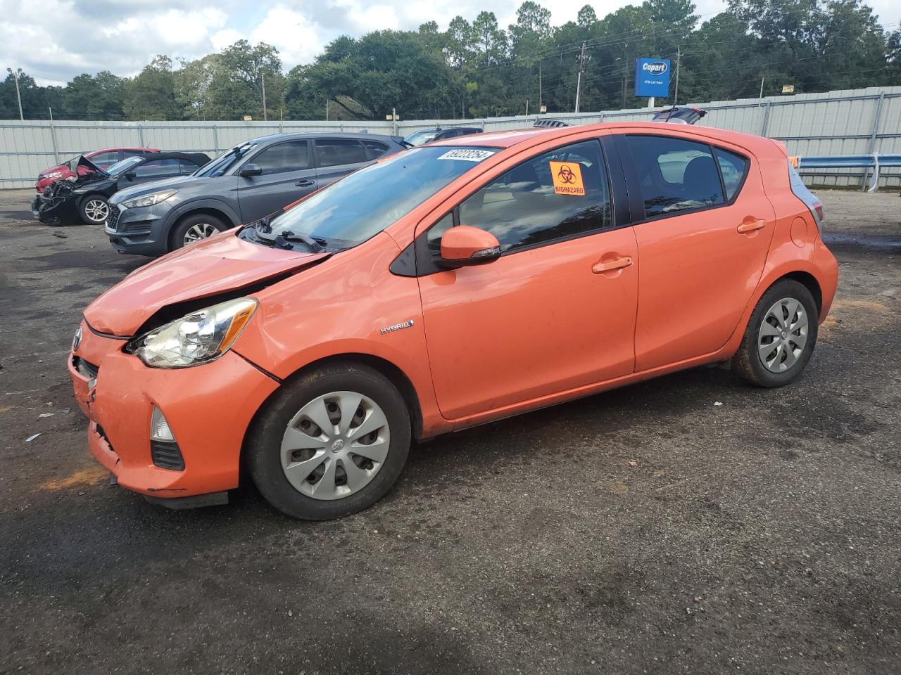 Lot #2858028909 2014 TOYOTA PRIUS C