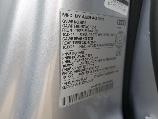 2022 AUDI Q8 PRESTIG - WA1FVBF13ND006067