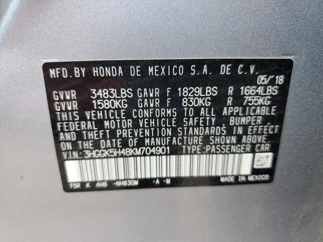 2019 HONDA FIT LX - 3HGGK5H48KM704901