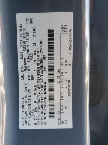 2024 FORD BRONCO BLA 1FMEE1BP7RLA20924
