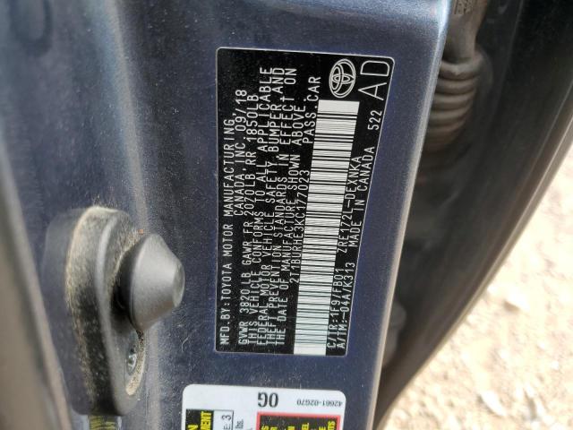 2019 TOYOTA COROLLA L - 2T1BURHE3KC177023