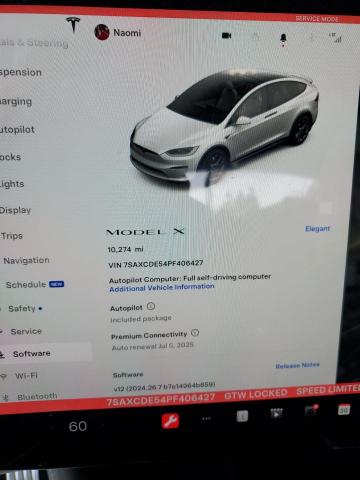 2023 TESLA MODEL X - 7SAXCDE54PF406427