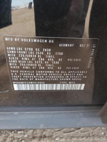 2021 VOLKSWAGEN ID.4 FIRST WVGDMPE29MP019955