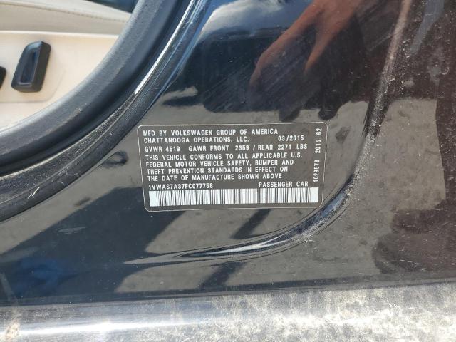 2015 VOLKSWAGEN 356 1VWAS7A37FC077758