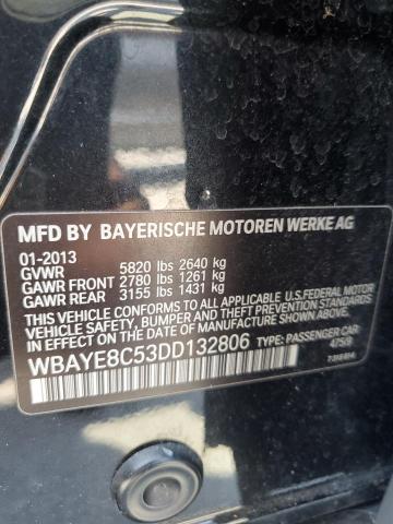 VIN WBAYE8C53DD132806 2013 BMW 7 Series, 750 LI no.12