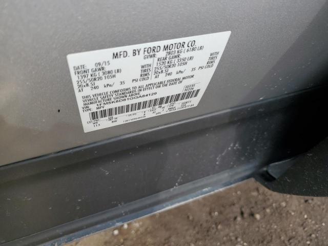 2016 FORD EXPLORER X - 1FM5K8D81GGA84129