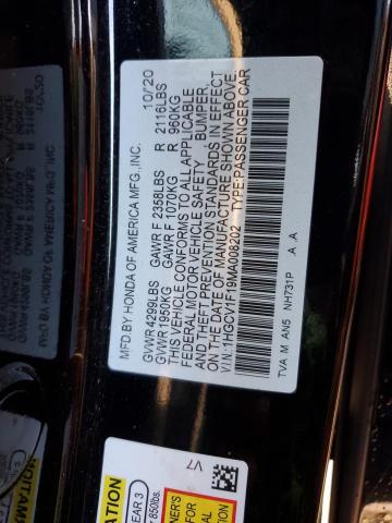 2021 HONDA ACCORD LX 1HGCV1F19MA008202  67615824