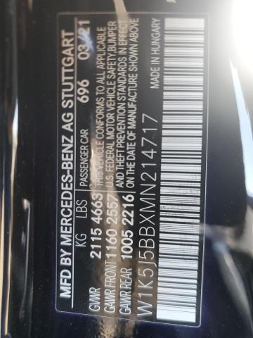 2021 MERCEDES-BENZ CLA AMG 35 - W1K5J5BBXMN214717
