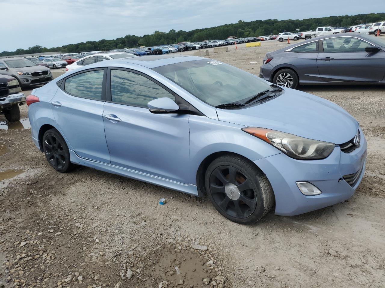 Lot #2771755957 2013 HYUNDAI ELANTRA GL