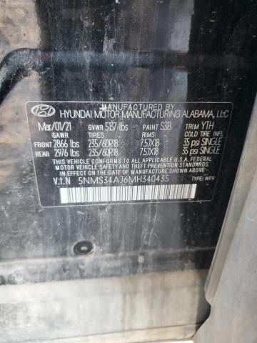 2021 HYUNDAI SANTA FE S - 5NMS34AJ6MH340435