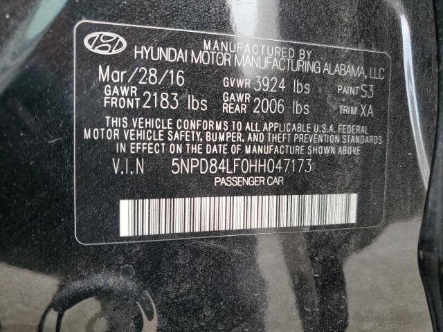 2017 HYUNDAI ELANTRA SE - 5NPD84LF0HH047173