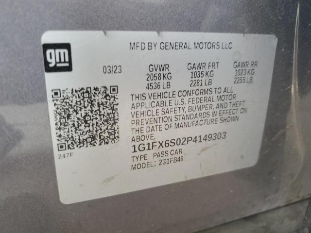 2023 CHEVROLET BOLT EV 2L - 1G1FX6S02P4149303