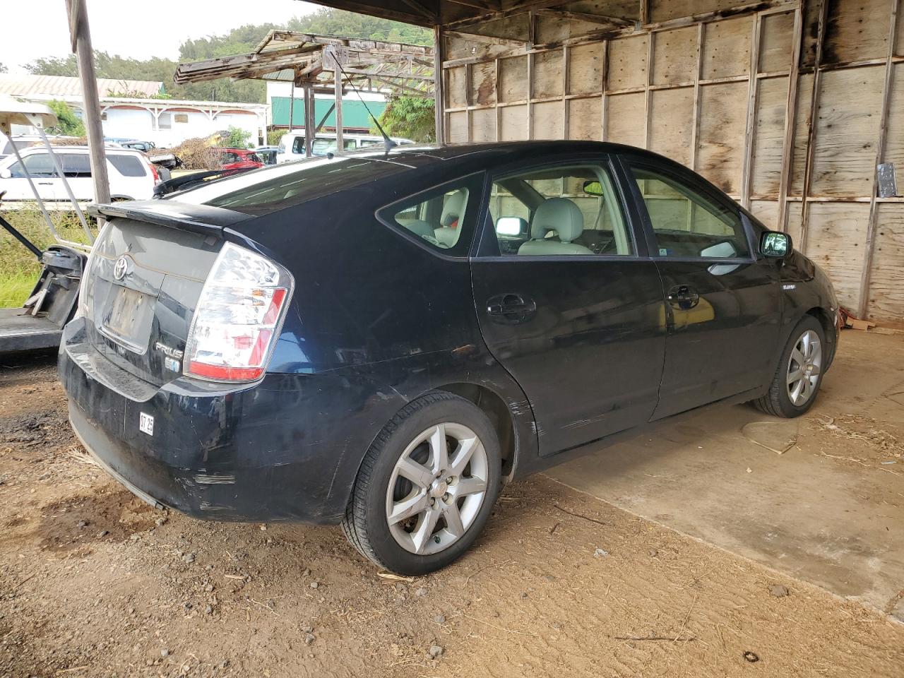 TOYOTA PRIUS 2009 black  hybrid engine JTDKB20U993529234 photo #4