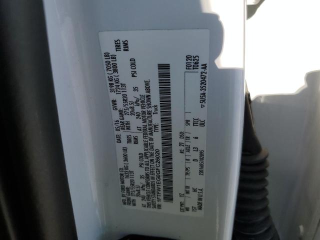 2016 FORD F150 SUPER - 1FTFW1EG0GFC26020
