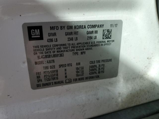 2018 BUICK ENCORE PRE - KL4CJBSB1JB591363