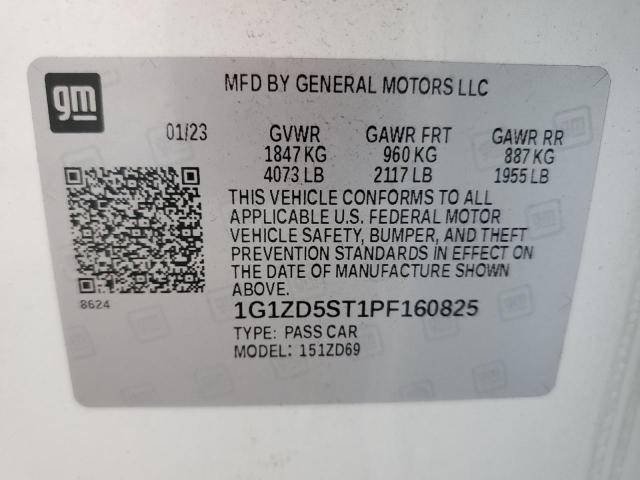 2023 CHEVROLET MALIBU LT - 1G1ZD5ST1PF160825
