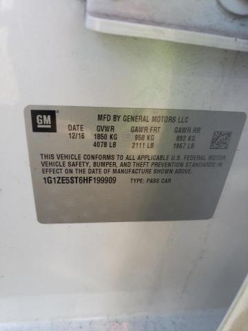 2017 CHEVROLET MALIBU LT - 1G1ZE5ST6HF199909