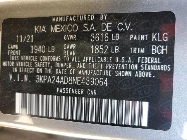 2022 KIA RIO LX - 3KPA24AD8NE439064