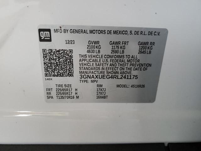 2024 CHEVROLET EQUINOX LT - 3GNAXUEG4RL241175