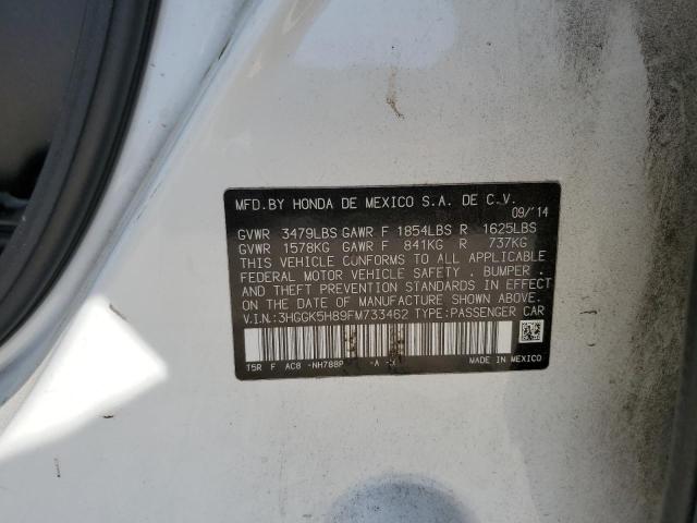 2015 HONDA FIT EX - 3HGGK5H89FM733462