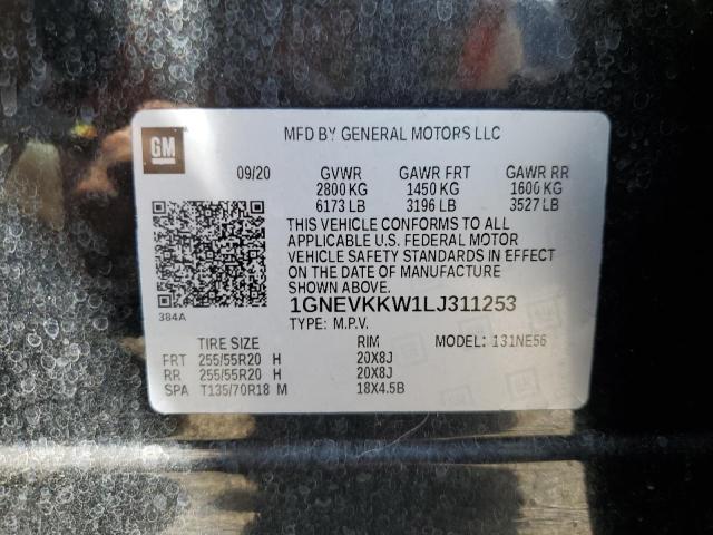 2020 CHEVROLET TRAVERSE P - 1GNEVKKW1LJ311253