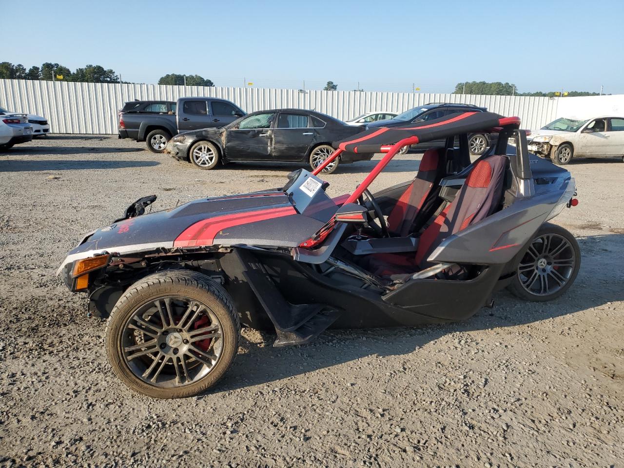 POLARIS SLINGSHOT 2015 black racer gas 57XAASFA7F5103254 photo #4