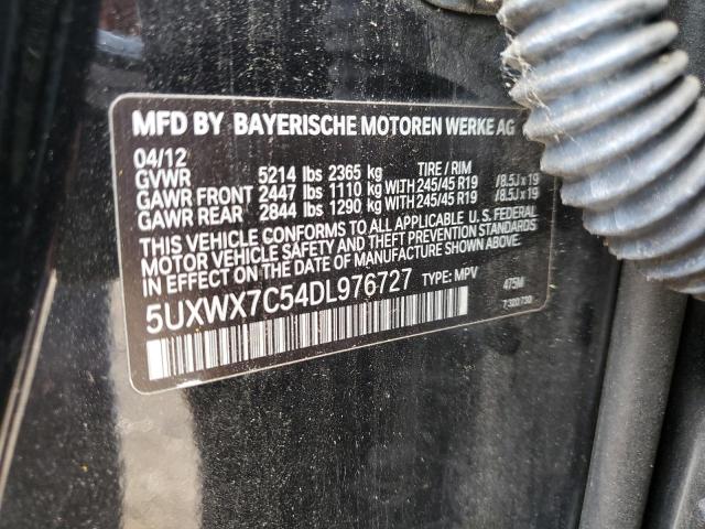 VIN 5UXWX7C54DL976727 2013 BMW X3, Xdrive35I no.13