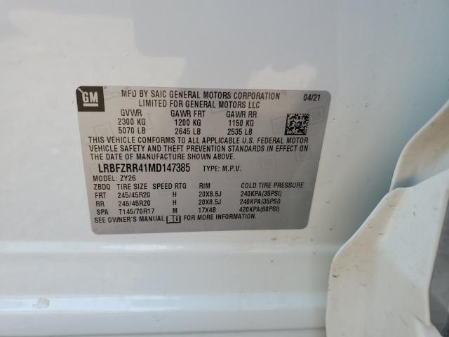 2021 BUICK ENVISION A - LRBFZRR41MD147385