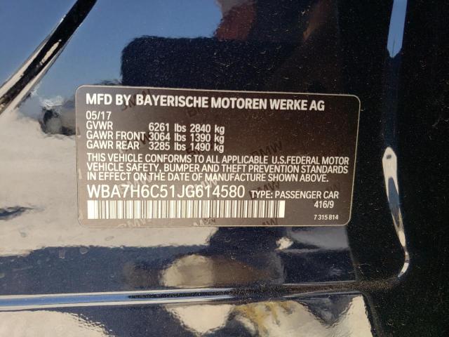 2018 BMW M760 XI - WBA7H6C51JG614580