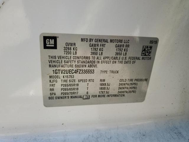 2015 GMC SIERRA K15 - 1GTV2UEC4FZ336653
