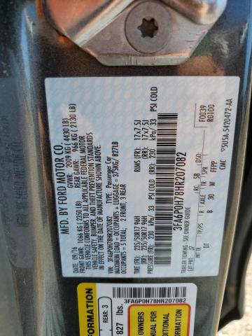 VIN 3FA6P0H78HR207082 2017 Ford Fusion, SE no.12