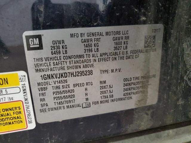2017 CHEVROLET TRAVERSE P - 1GNKVJKD7HJ295238
