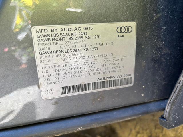 VIN WA1L2AFP7GA052080 2016 Audi Q5, Premium Plus no.10