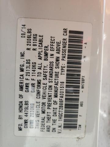 2015 HONDA ACCORD EXL - 1HGCT2B86FA001516