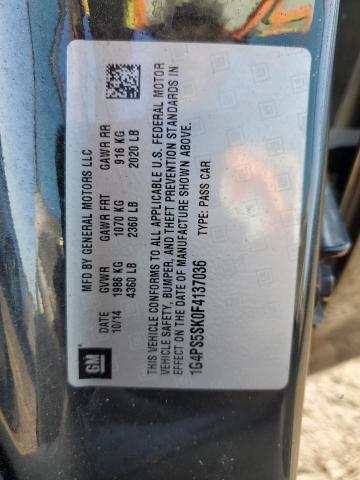 2015 BUICK VERANO - 1G4PS5SK0F4137036
