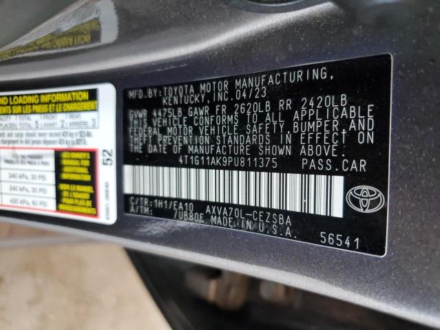 2023 TOYOTA CAMRY SE N 4T1G11AK9PU811375  66342944