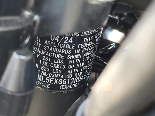 2024 KAWASAKI EX500 - ML5EXGG12RDA22657